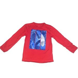 Boys Small 5/6 Children’s Place Long Sleeve Football Tshirt‎